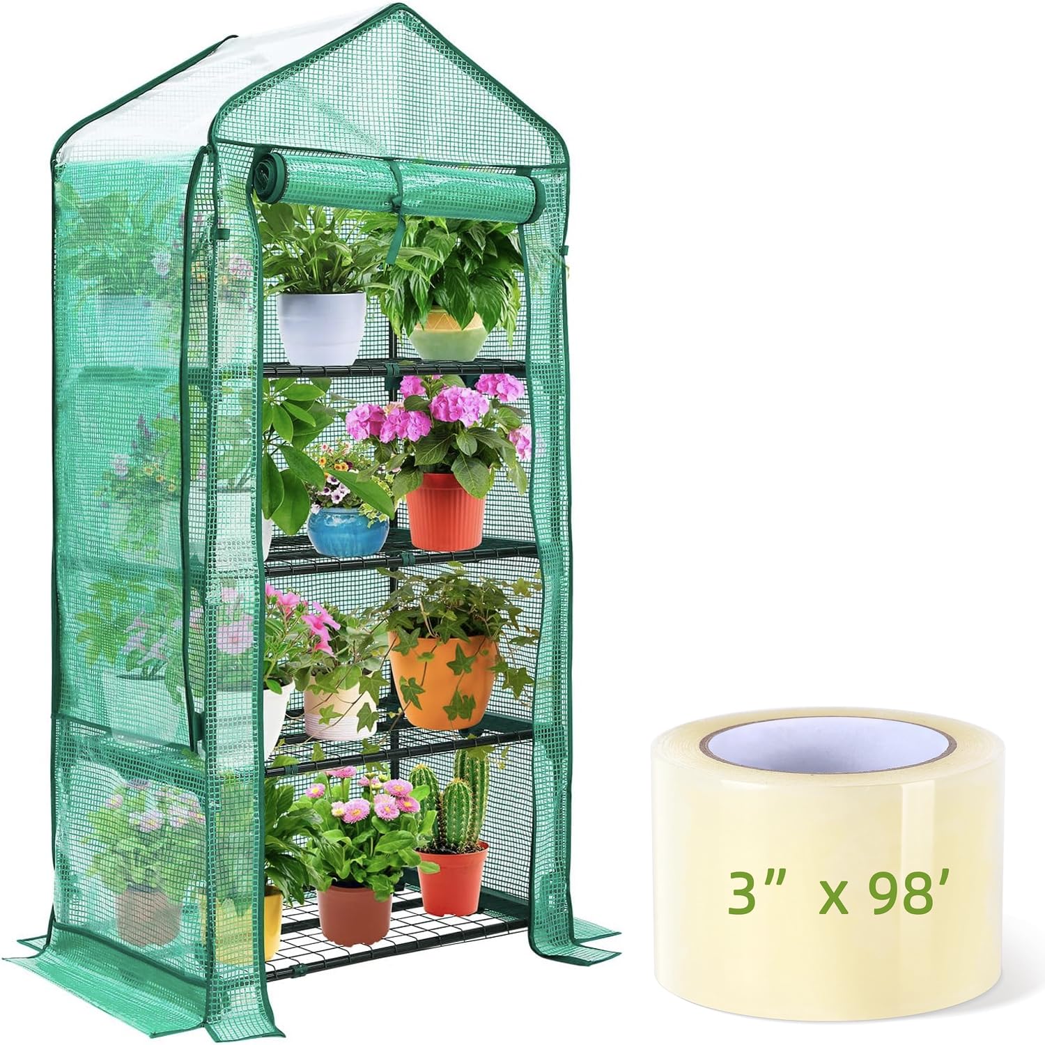 Amazon.com : Ohuhu Upgraded Mini Greenhouse with 3